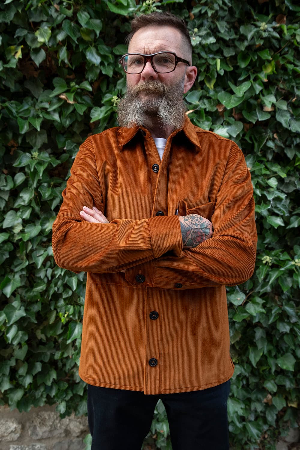 Cord Overshirt / Cognac