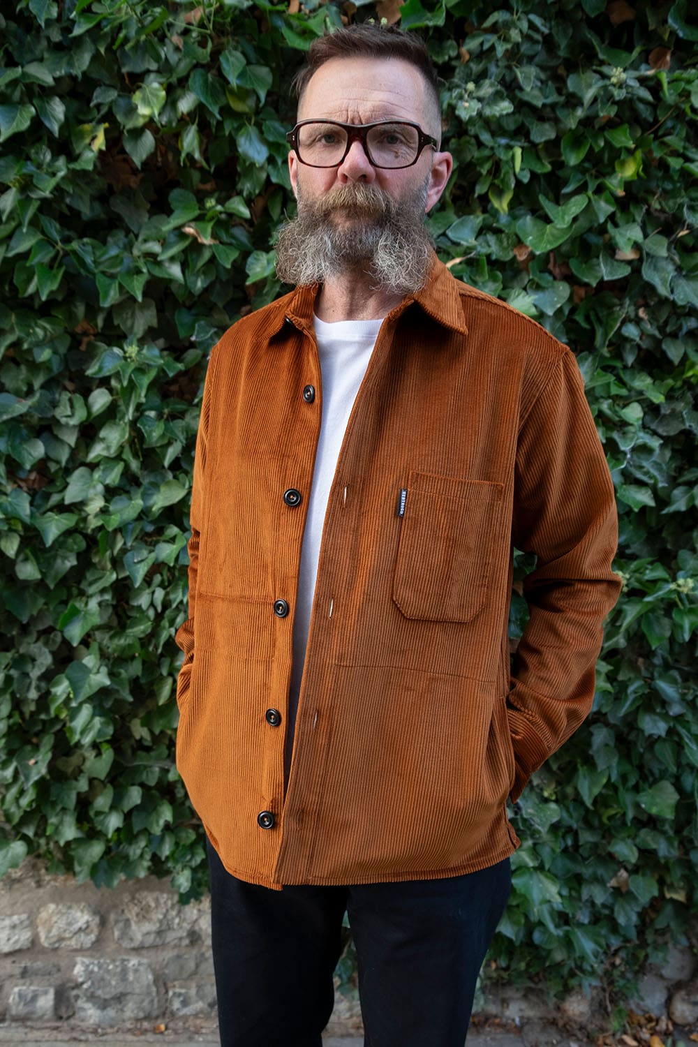 Cord Overshirt / Cognac