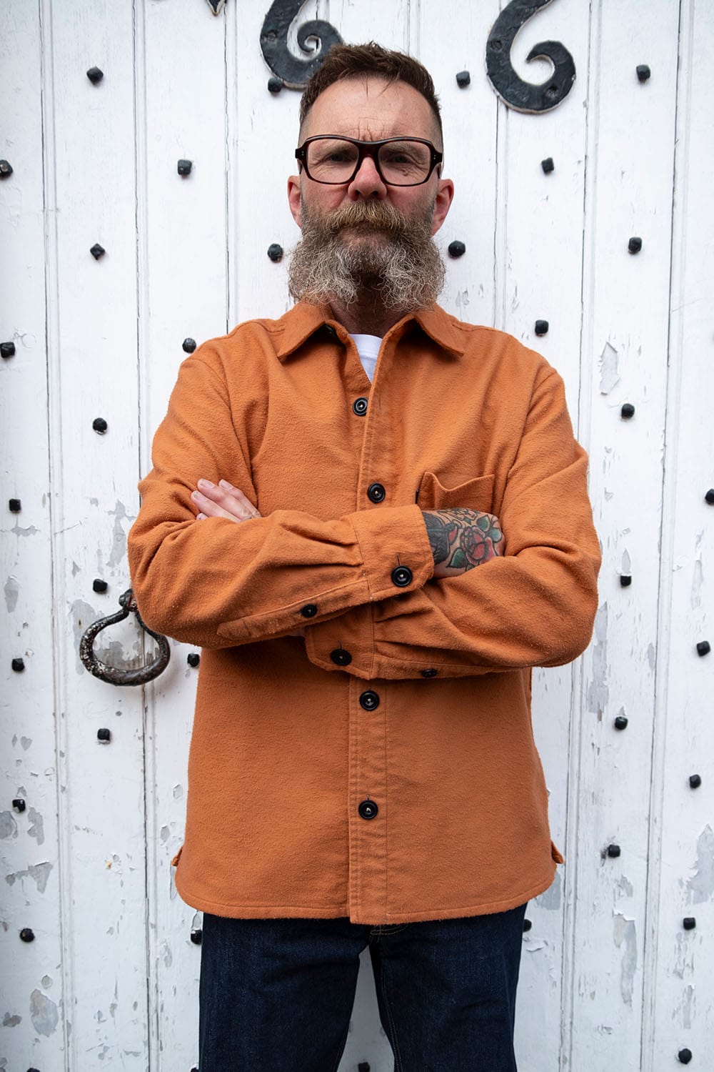 Moleskin Overshirt Reworked / Cinnamon