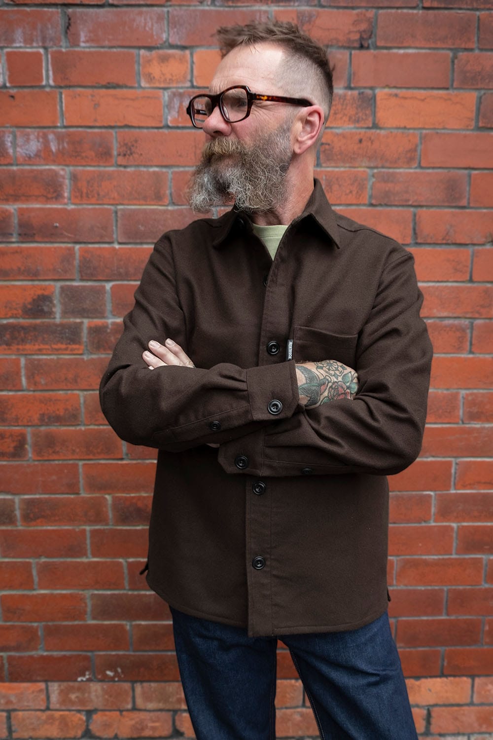 Moleskin Overshirt / Cocoa