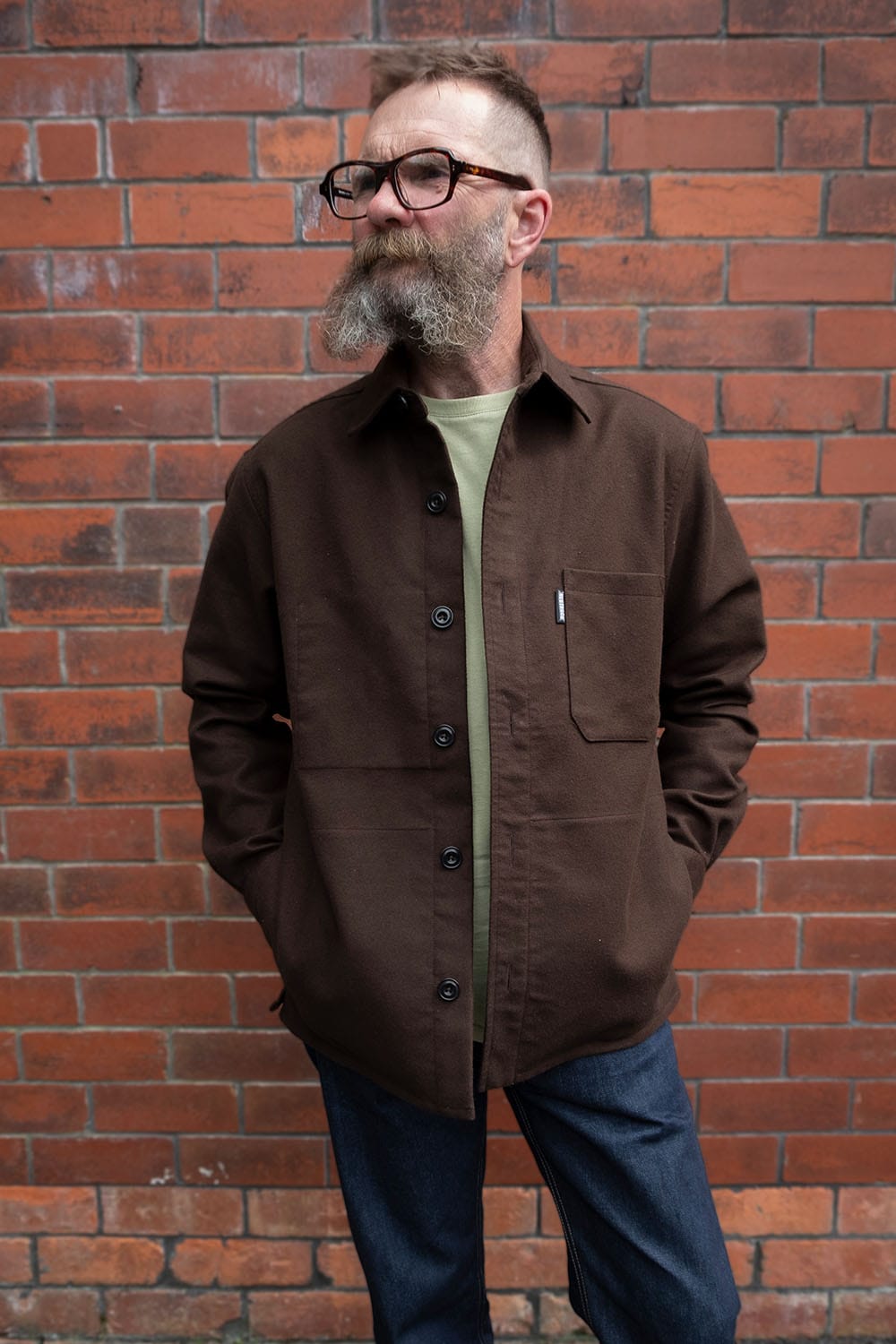 Moleskin Overshirt / Cocoa