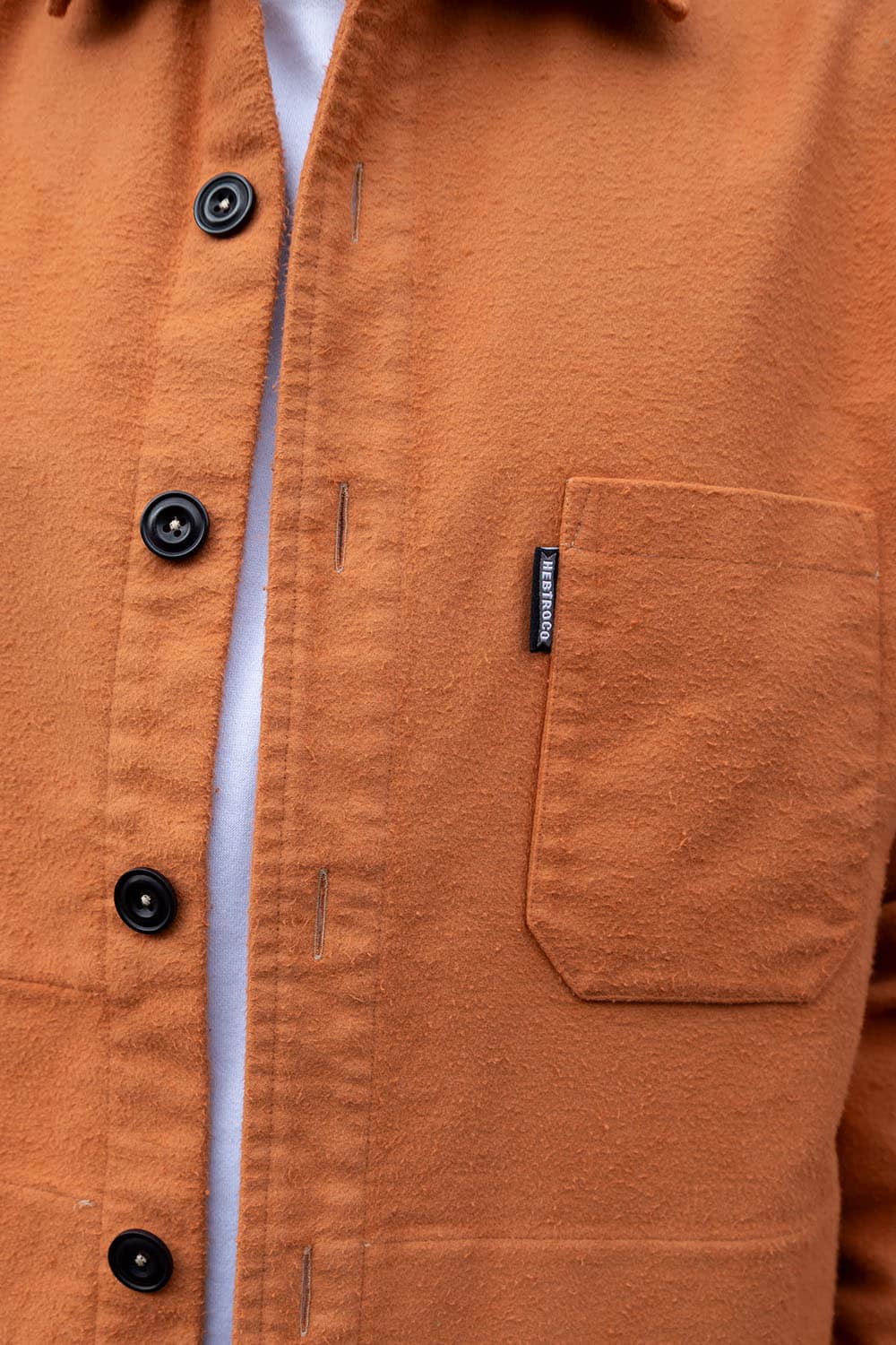 Moleskin Overshirt Reworked / Cinnamon