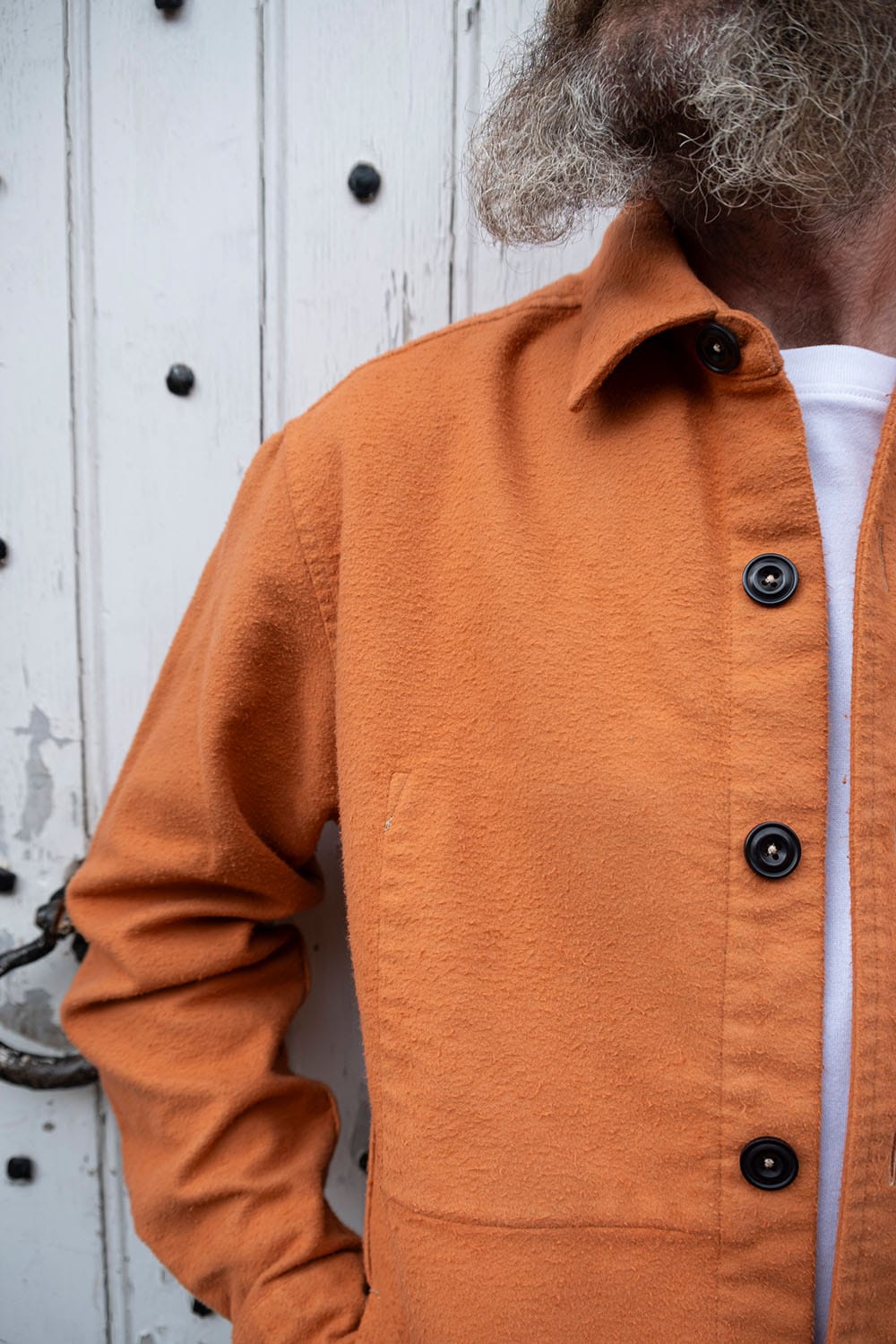 Moleskin Overshirt Reworked / Cinnamon
