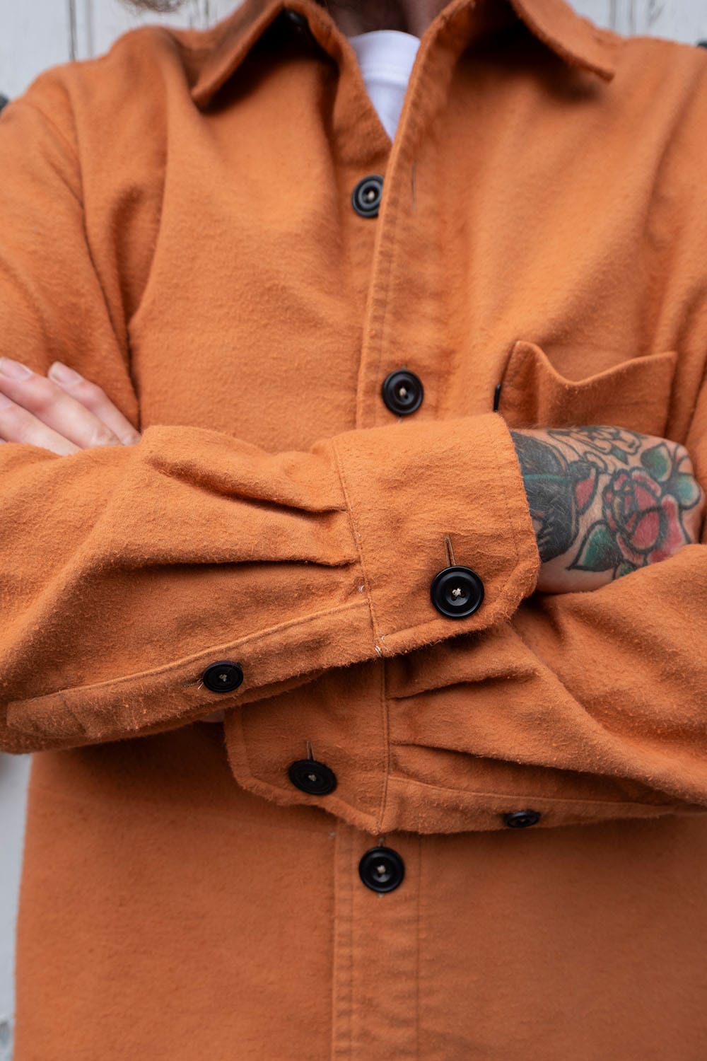 Moleskin Overshirt Reworked / Cinnamon