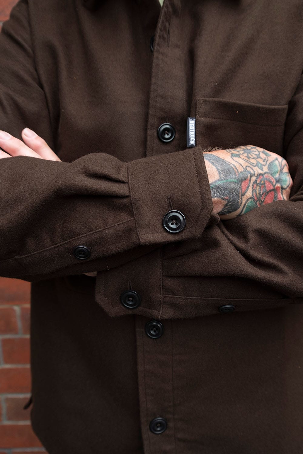 Moleskin Overshirt / Cocoa