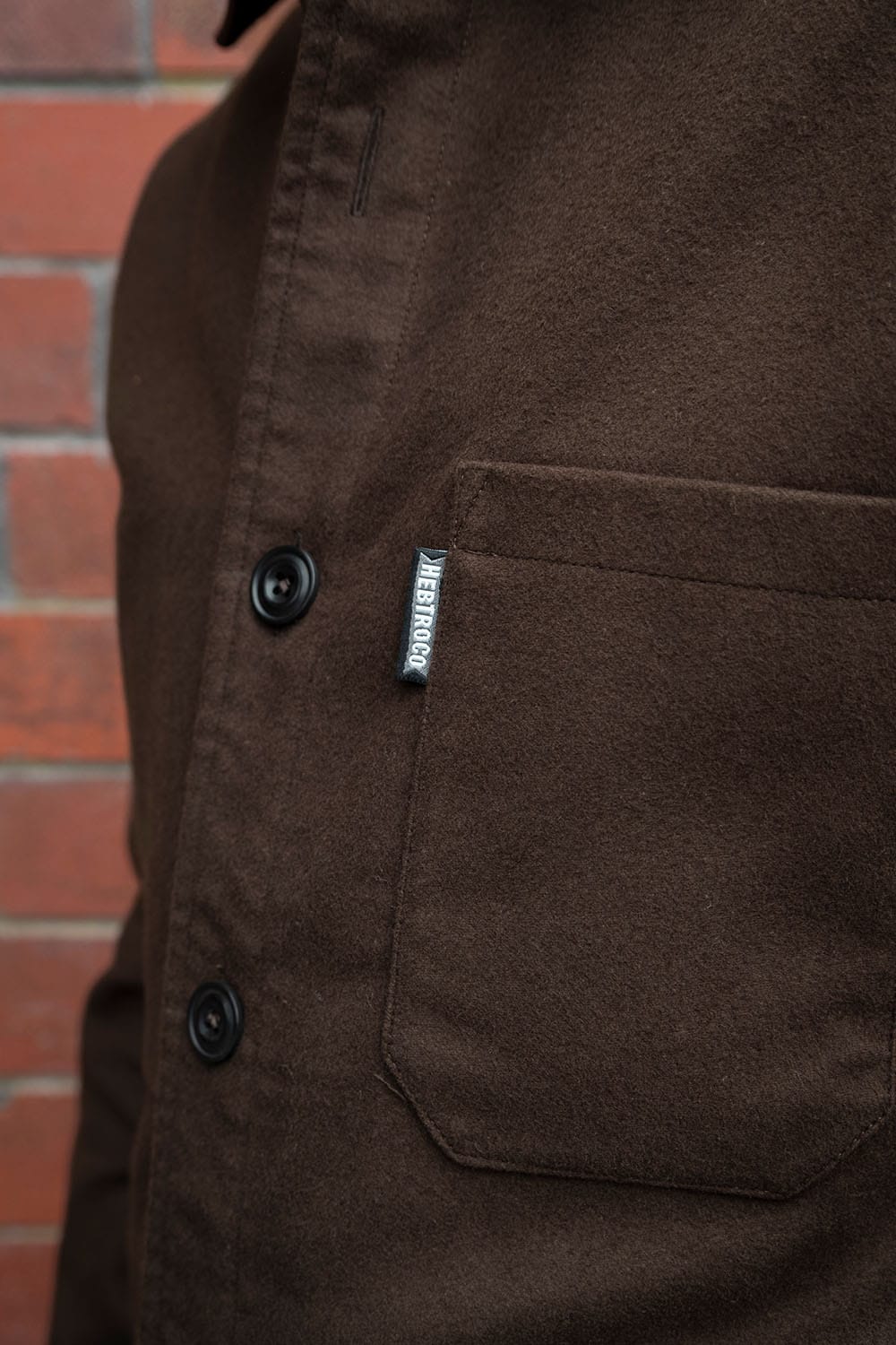 Moleskin Overshirt / Cocoa