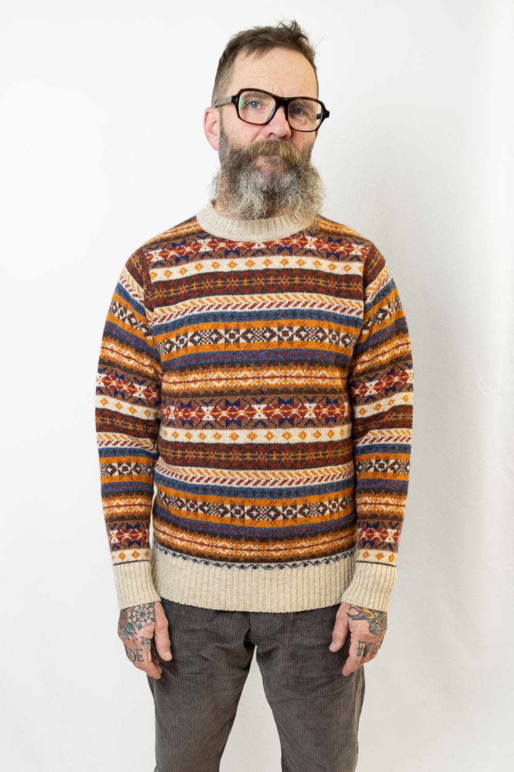 Fair Isle Jumper / Tusk