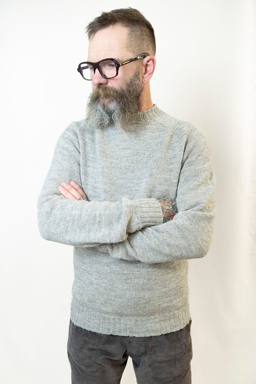 True Voe Shetland Jumper / Lunar