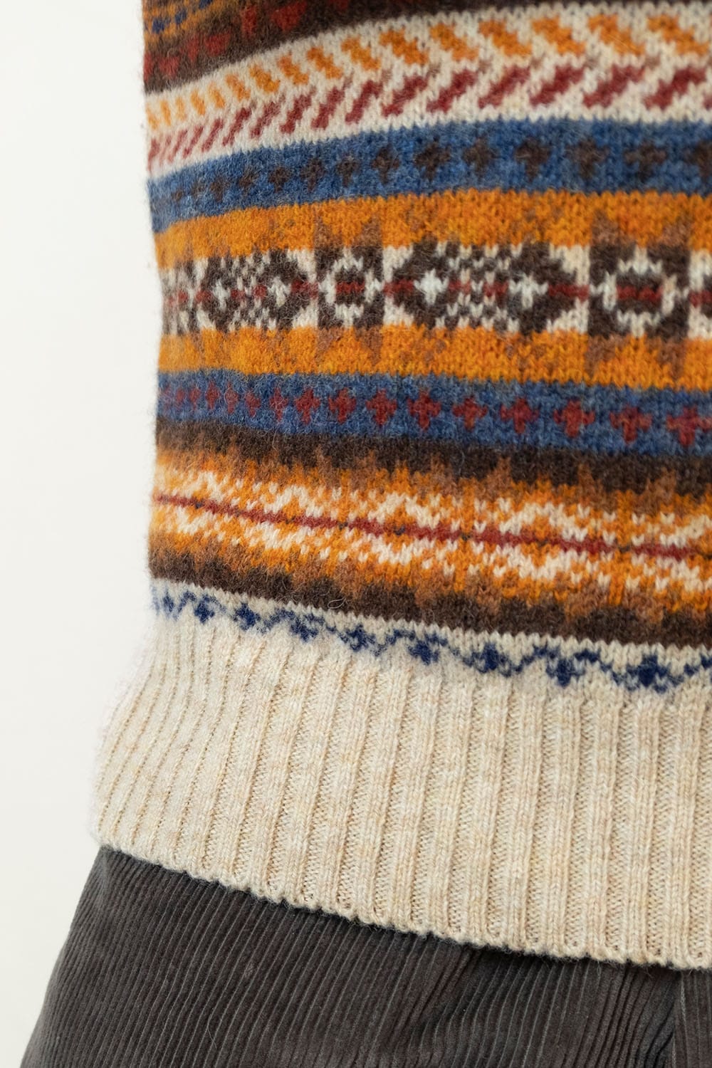 Fair Isle Jumper / Tusk