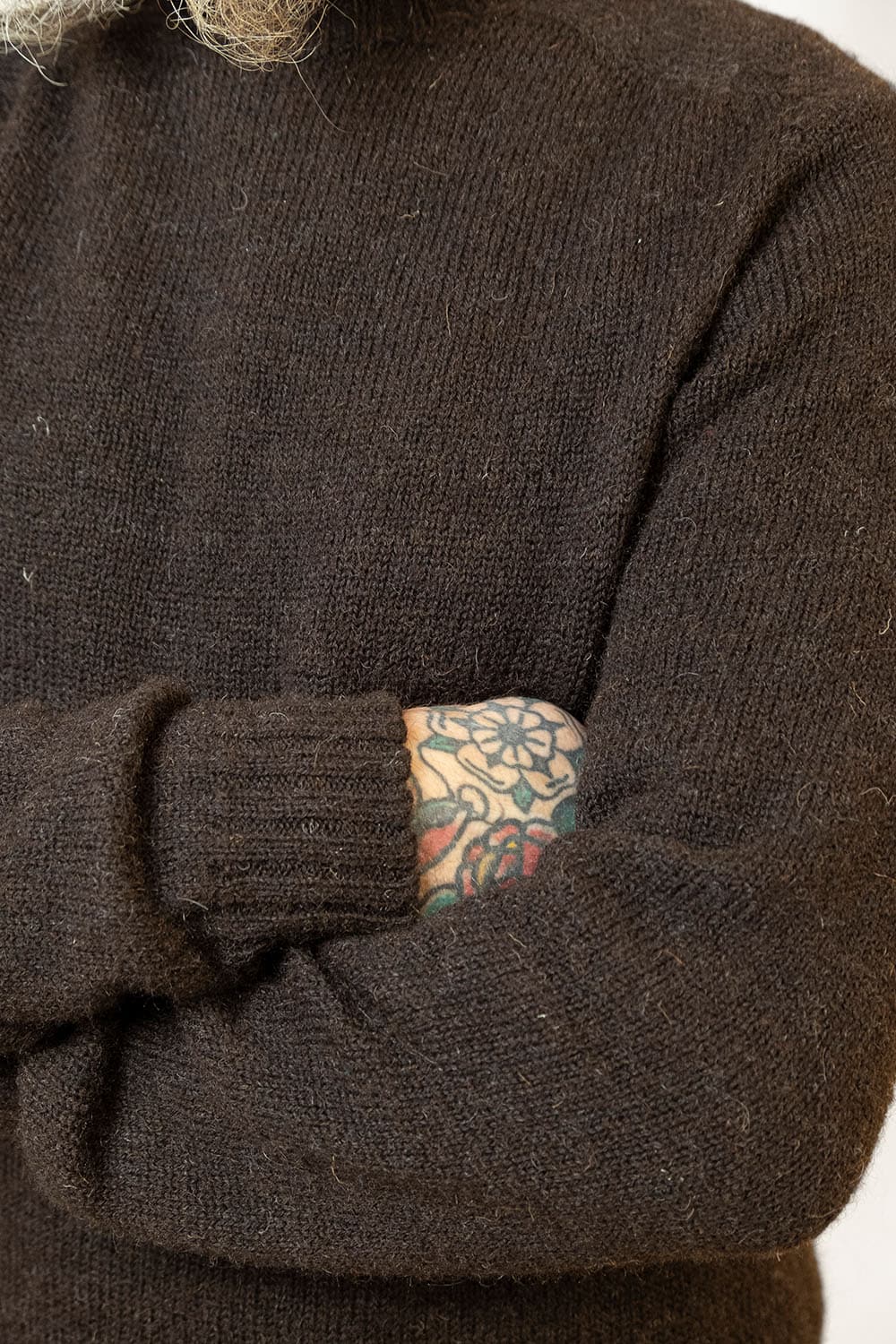 True Voe Shetland Jumper / Bitter Chocolate