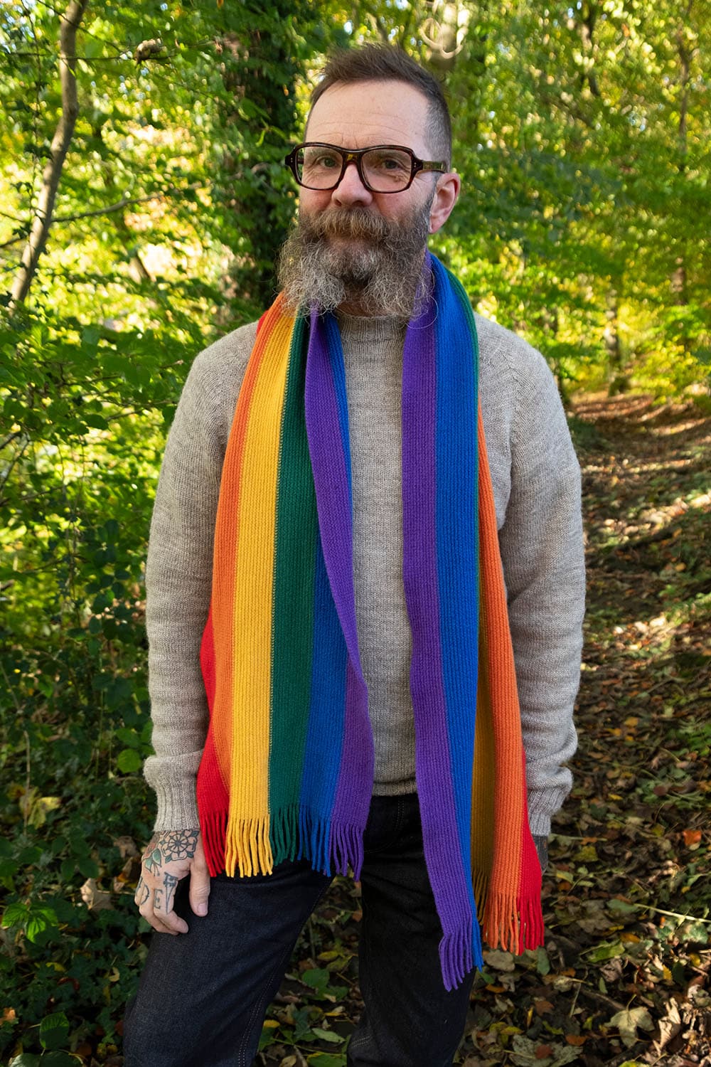 Warp Scarf / Rainbow