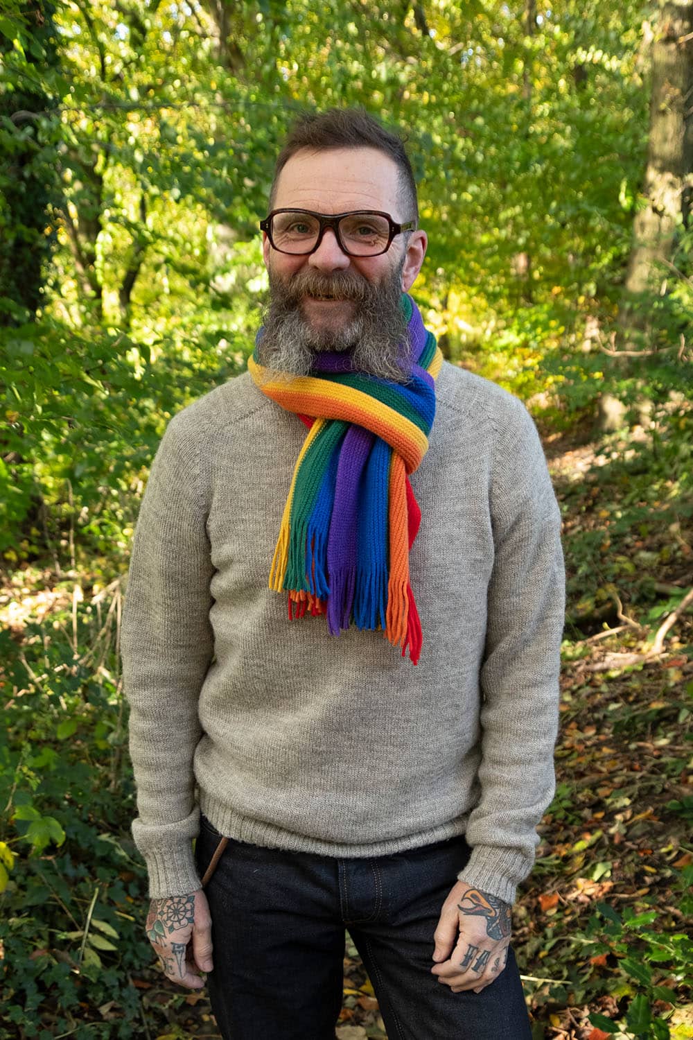 Warp Scarf / Rainbow