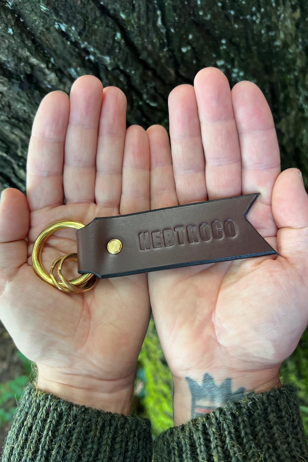 Heavy Leather Key Fob