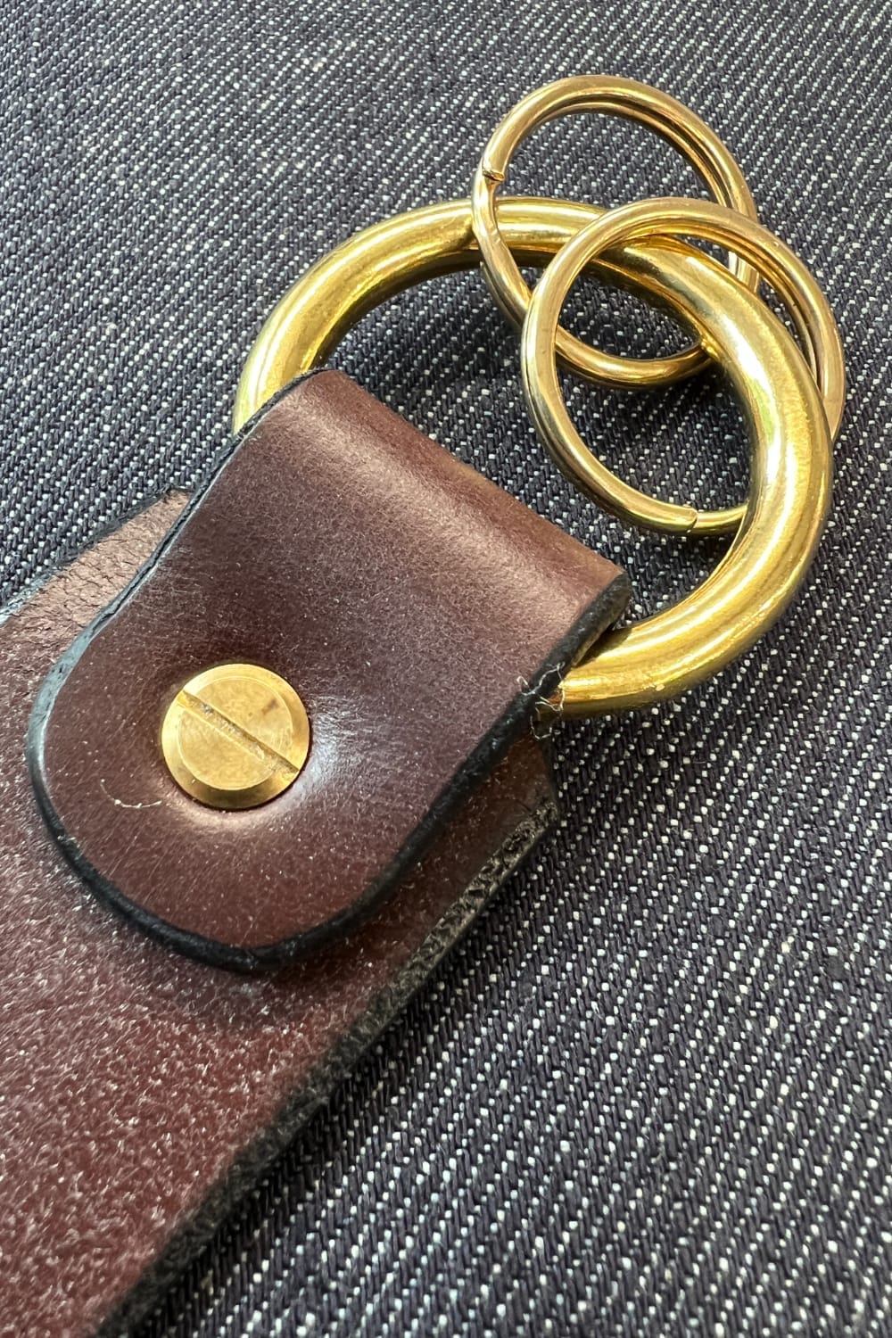 Heavy Leather Key Fob