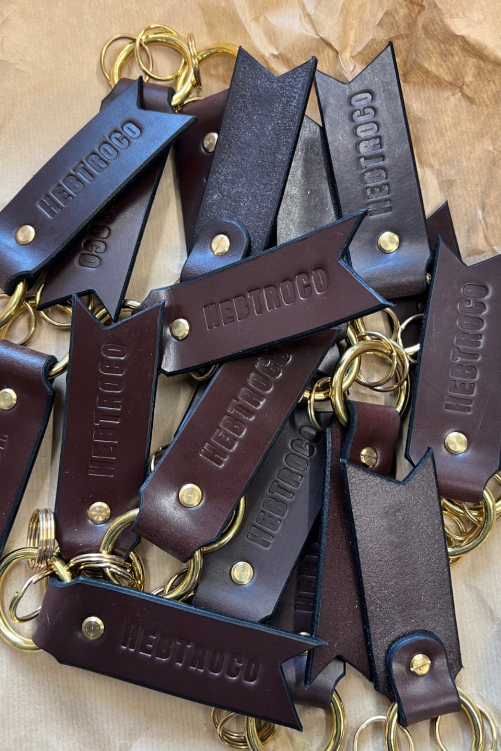 Heavy Leather Key Fob
