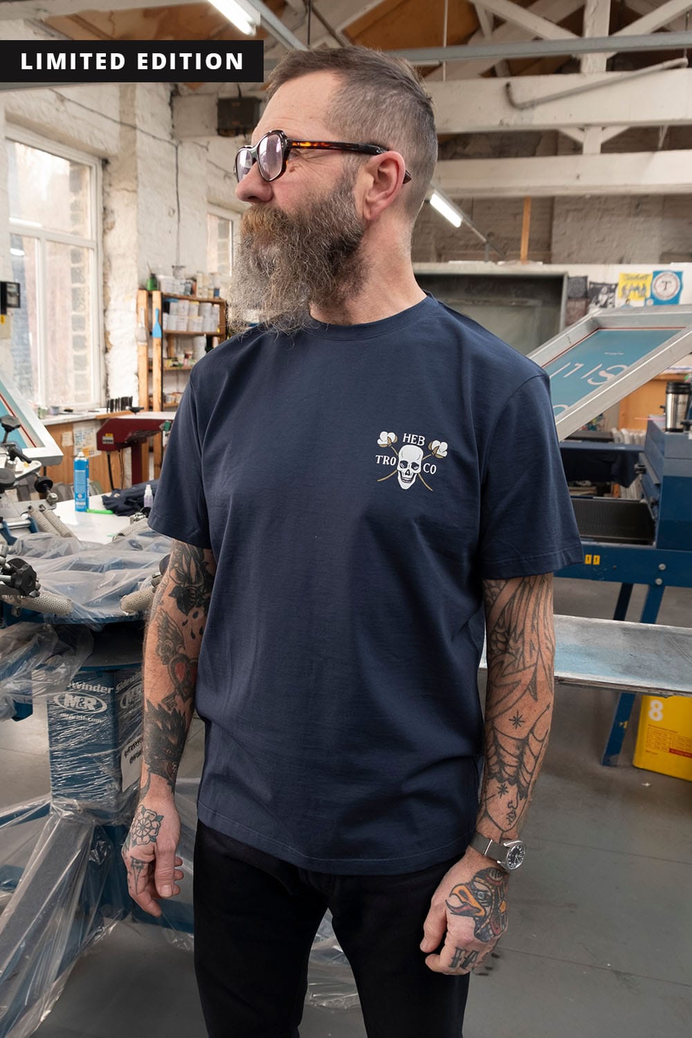 Cotton Skull T-Shirt