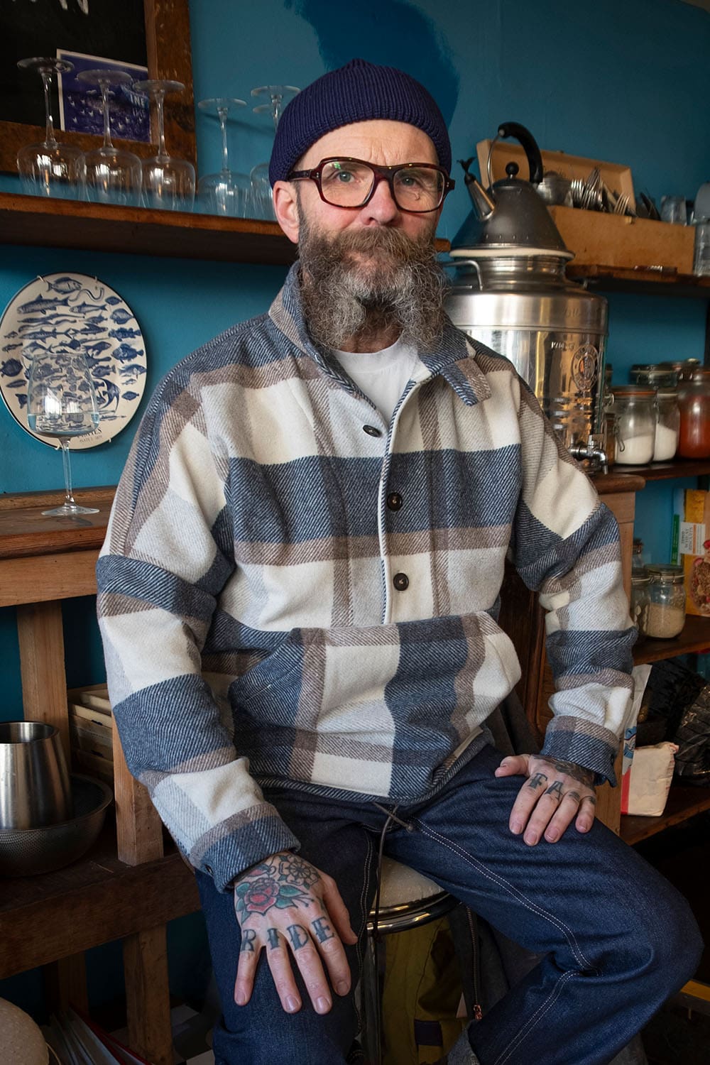 Wool blanket smock