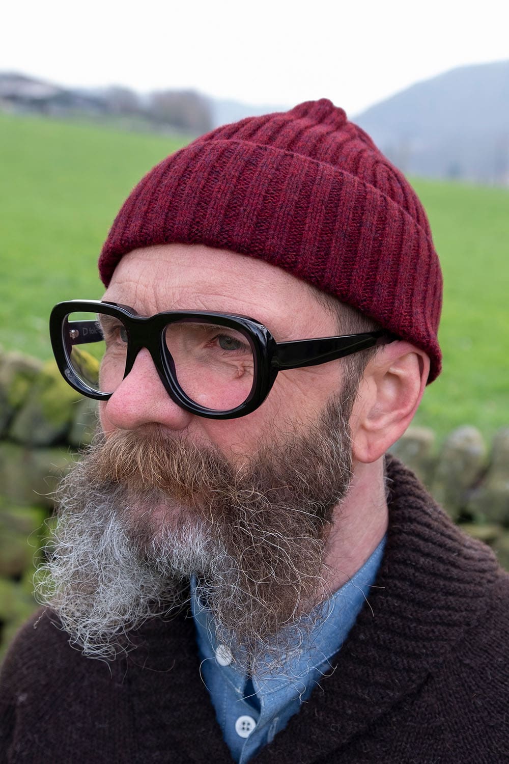 Hoyk Hat / Burgundy Marl