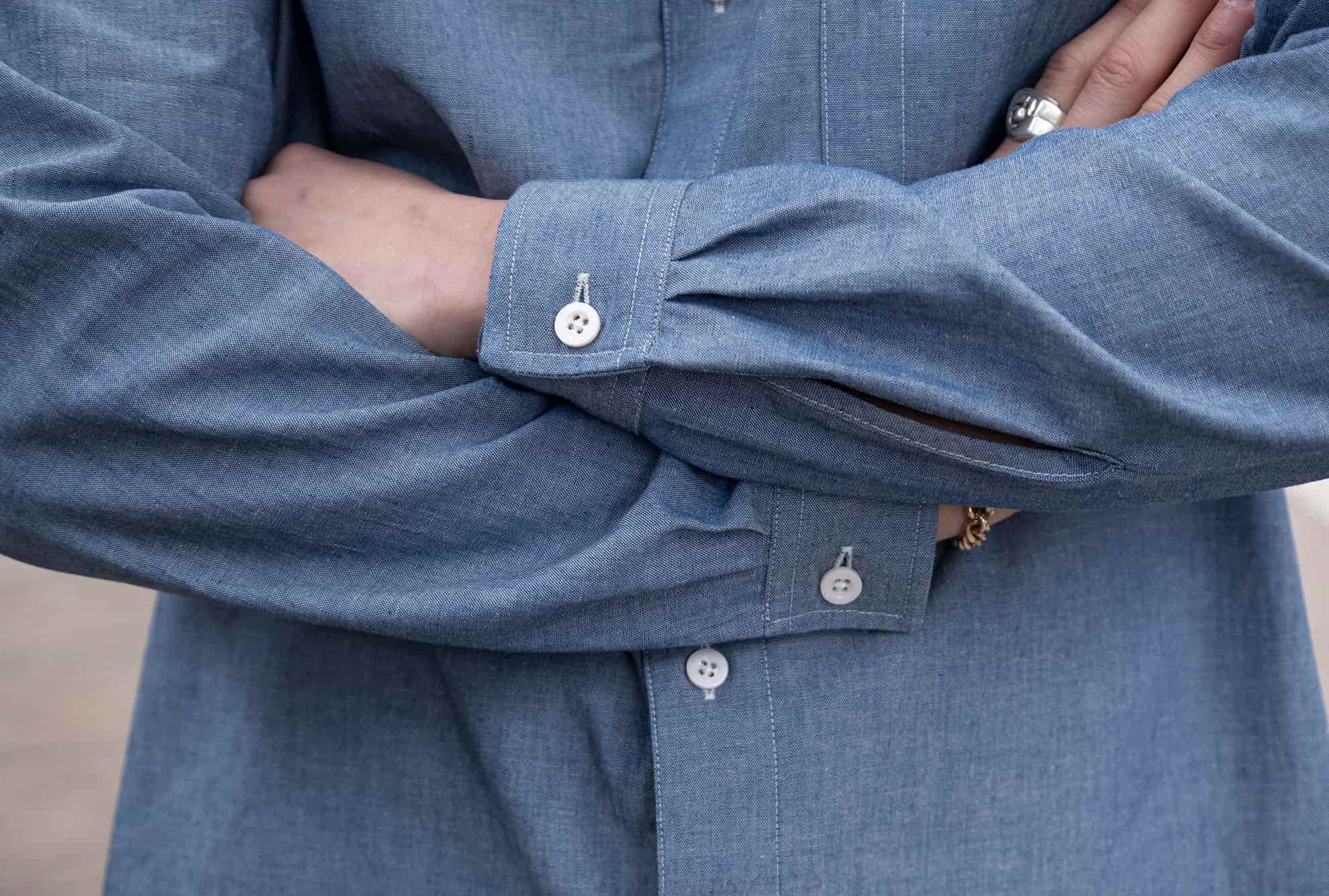 Collarless Shirt