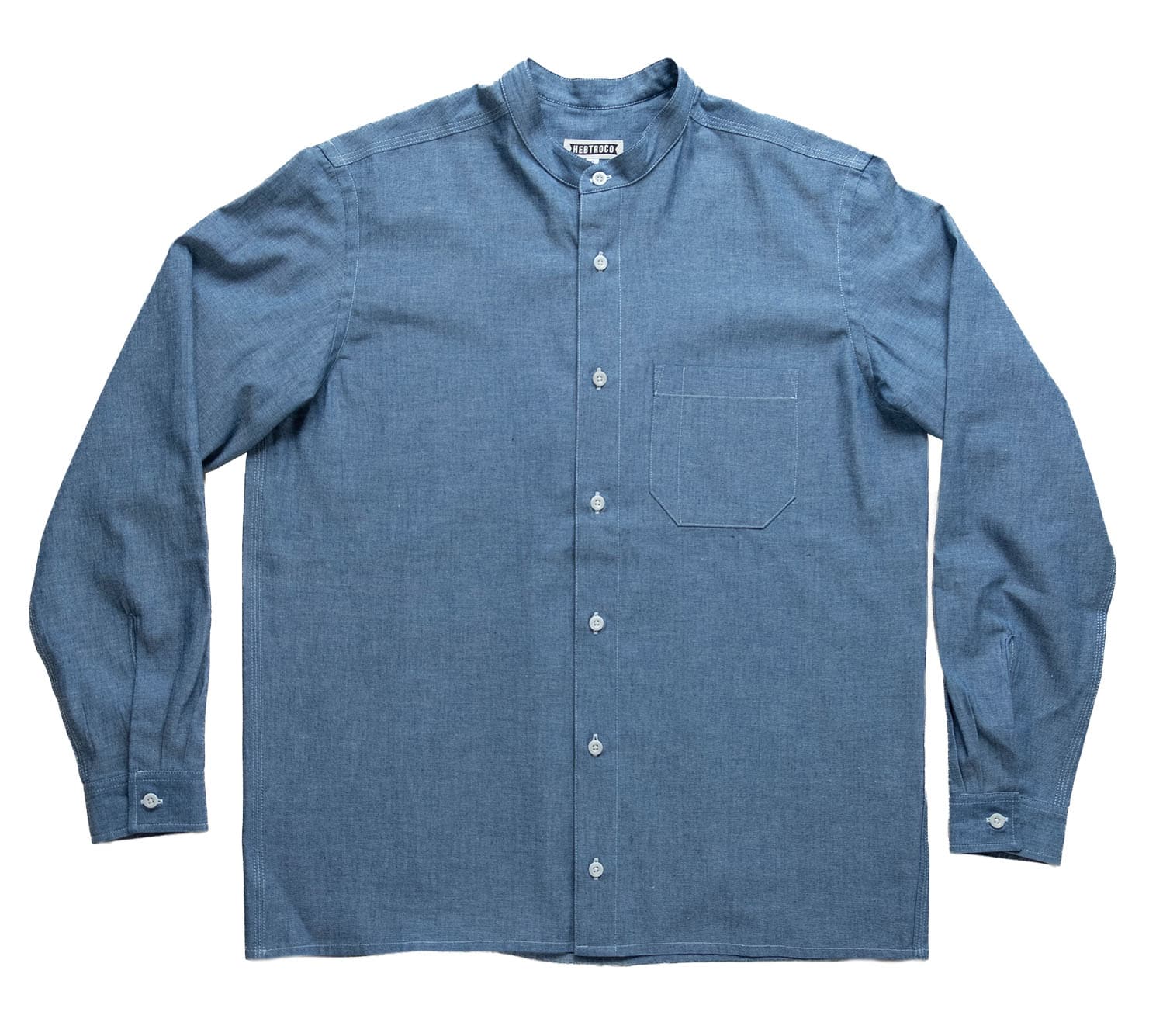 Collarless Shirt