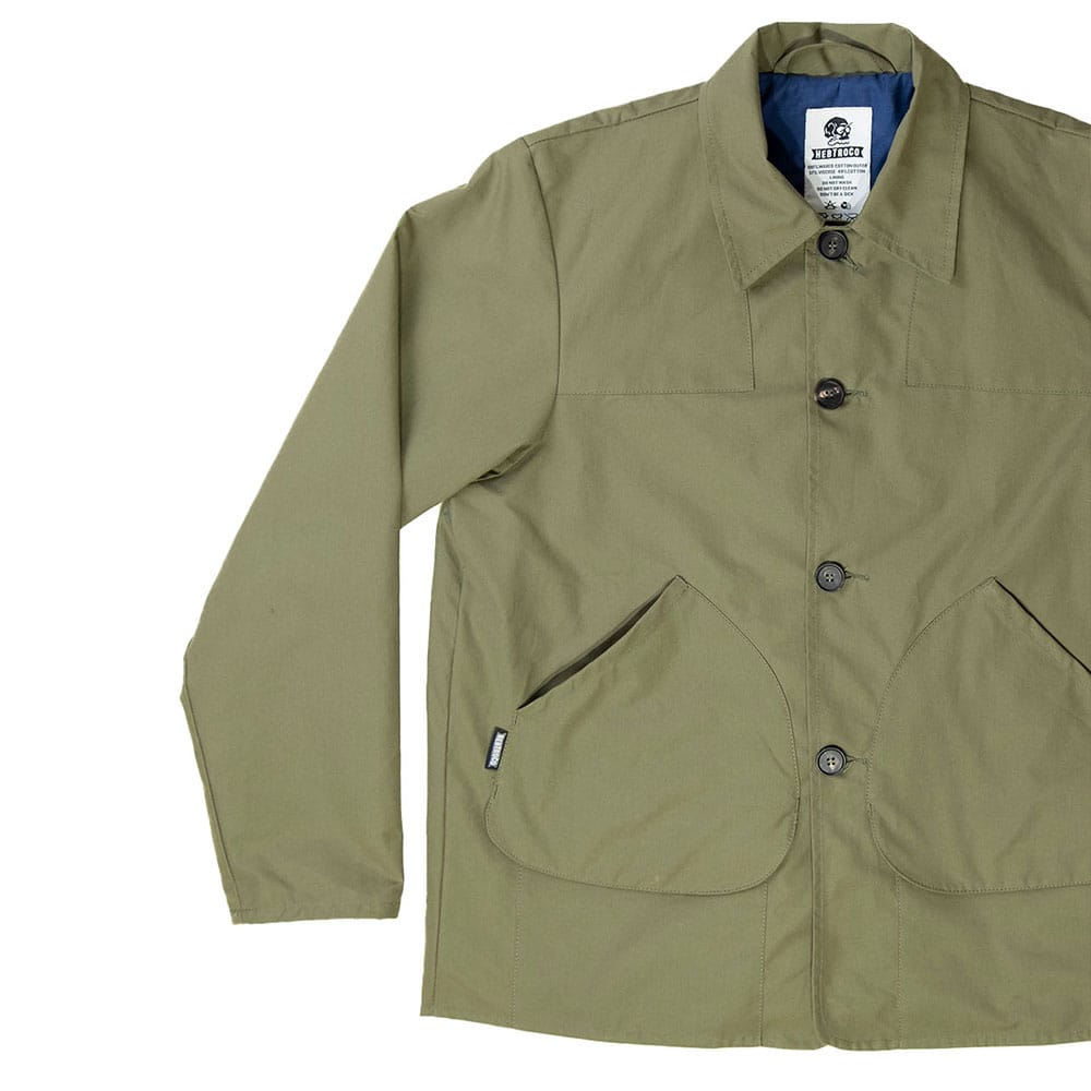 A HebTroCo Jacksnipe Overjacket in green