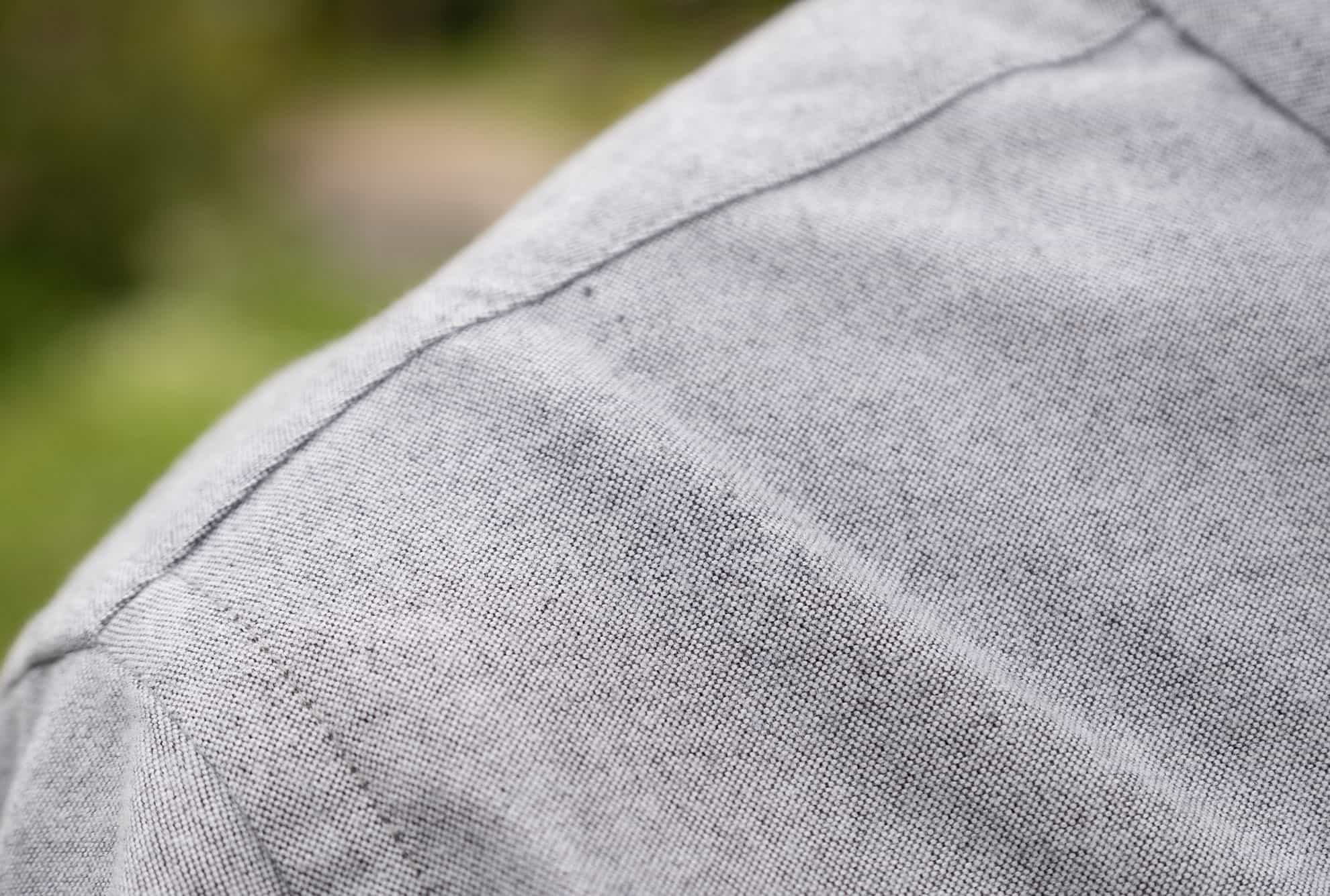 Oxford Short Sleeve Shirt / Grey