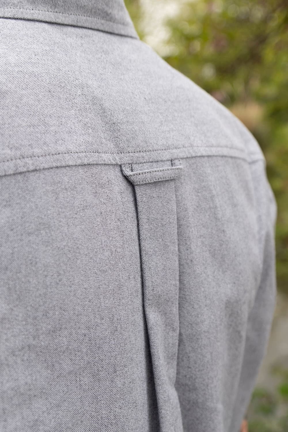 Oxford Short Sleeve Shirt / Grey