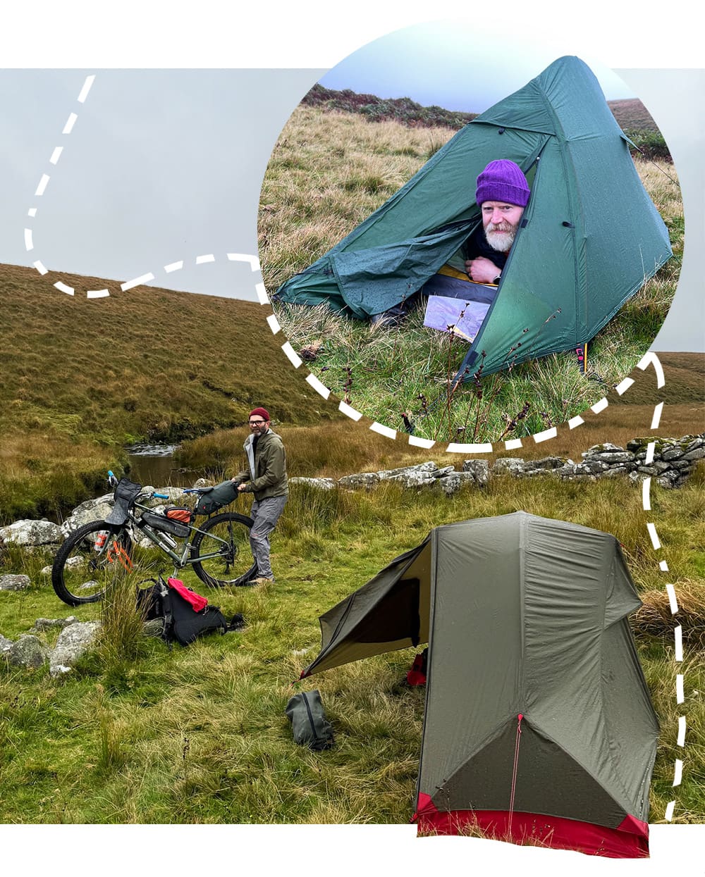 Shaggy emerges from his tent