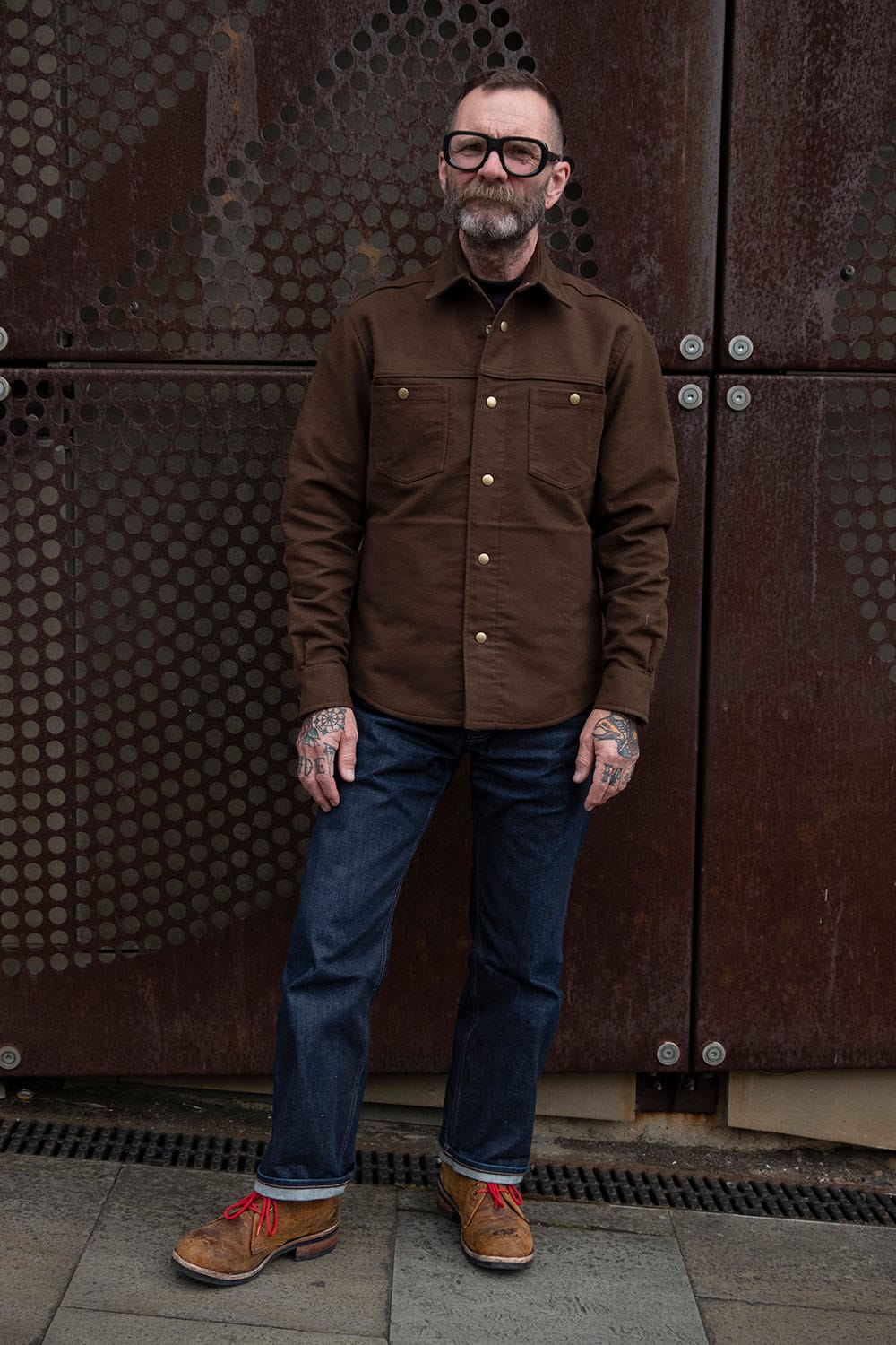 Small Brown Moleskin Iron Shirt