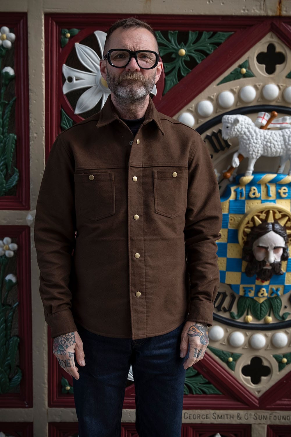 Small Brown Moleskin Iron Shirt
