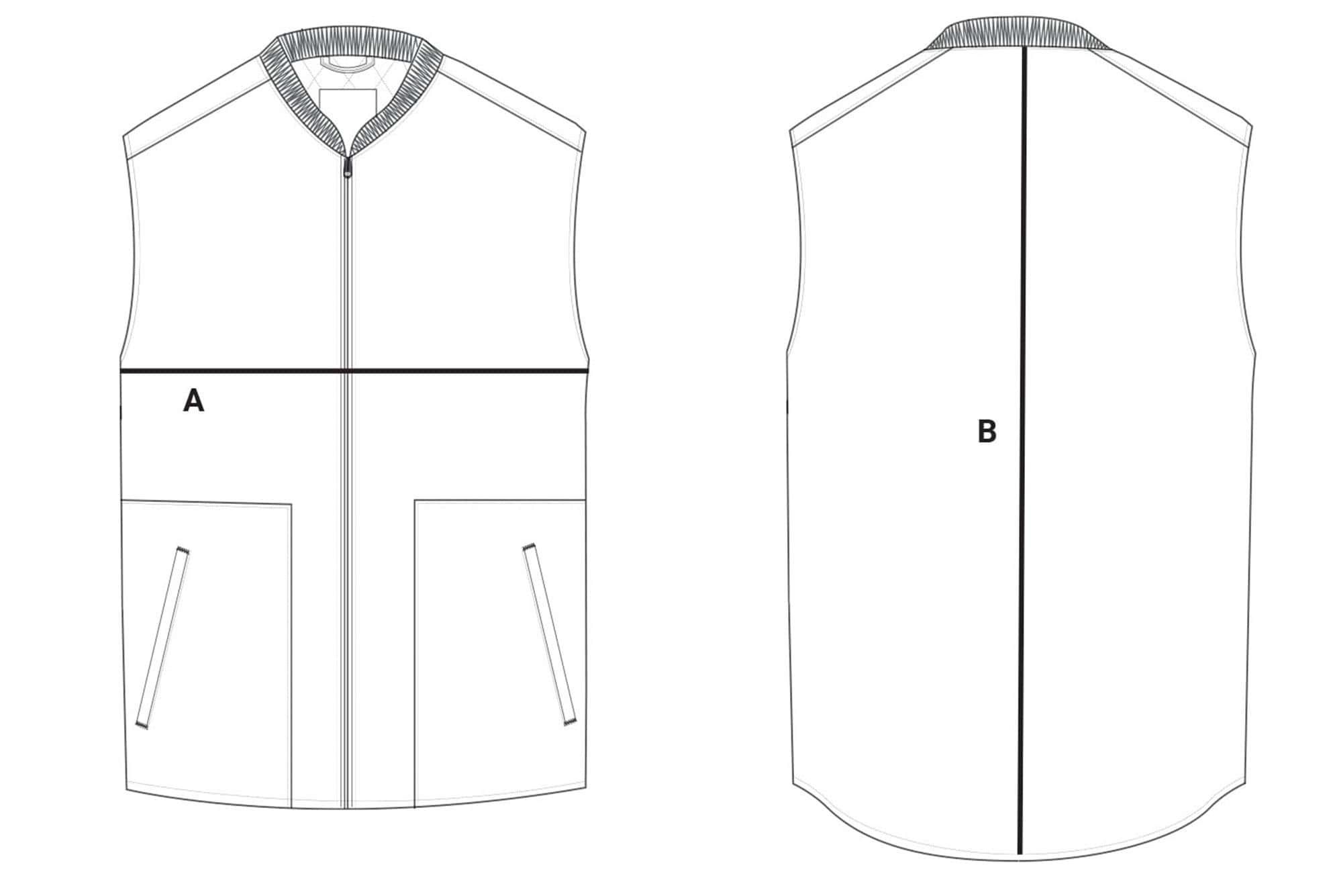 Wax n Wool Vest / Charcoal
