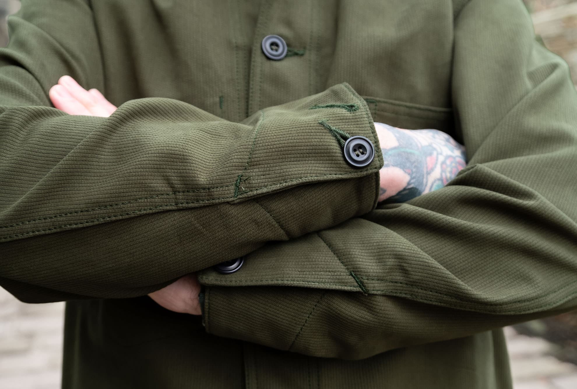 Bob Job Chore Coat / Bedford Cord Olive