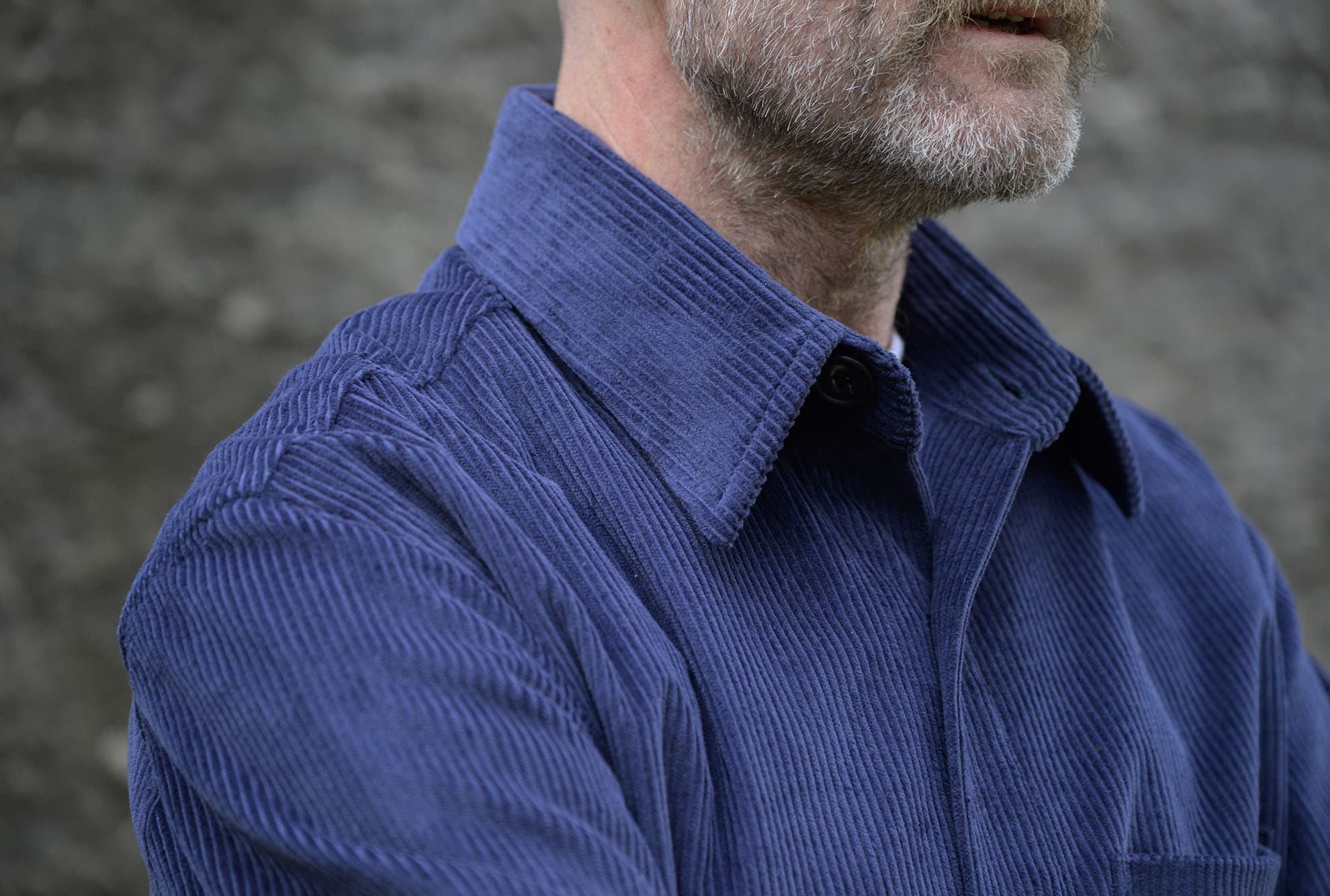 King Cord Overshirt / Navy