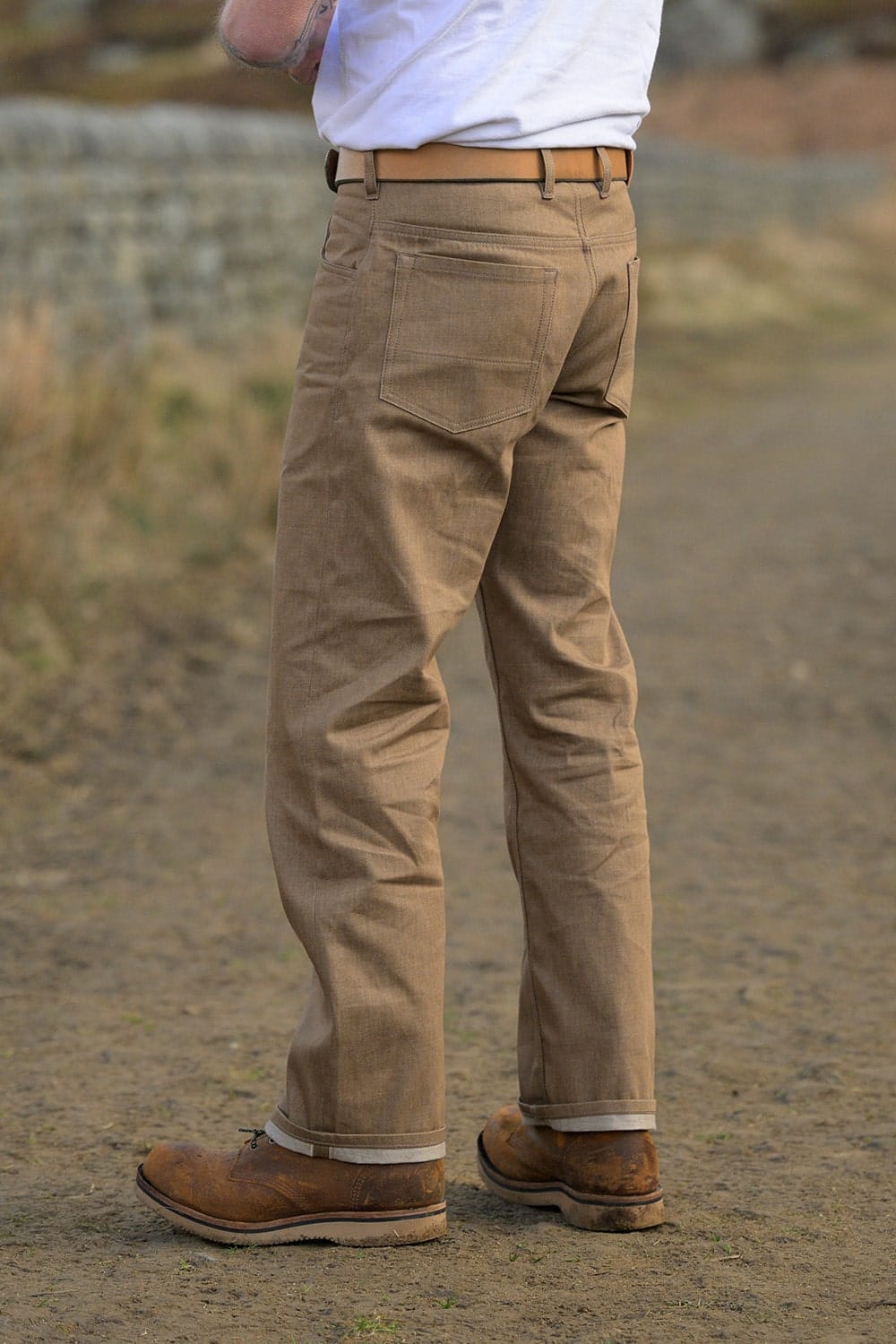 BRTR-11 Selvedge Denim Jeans / Tan