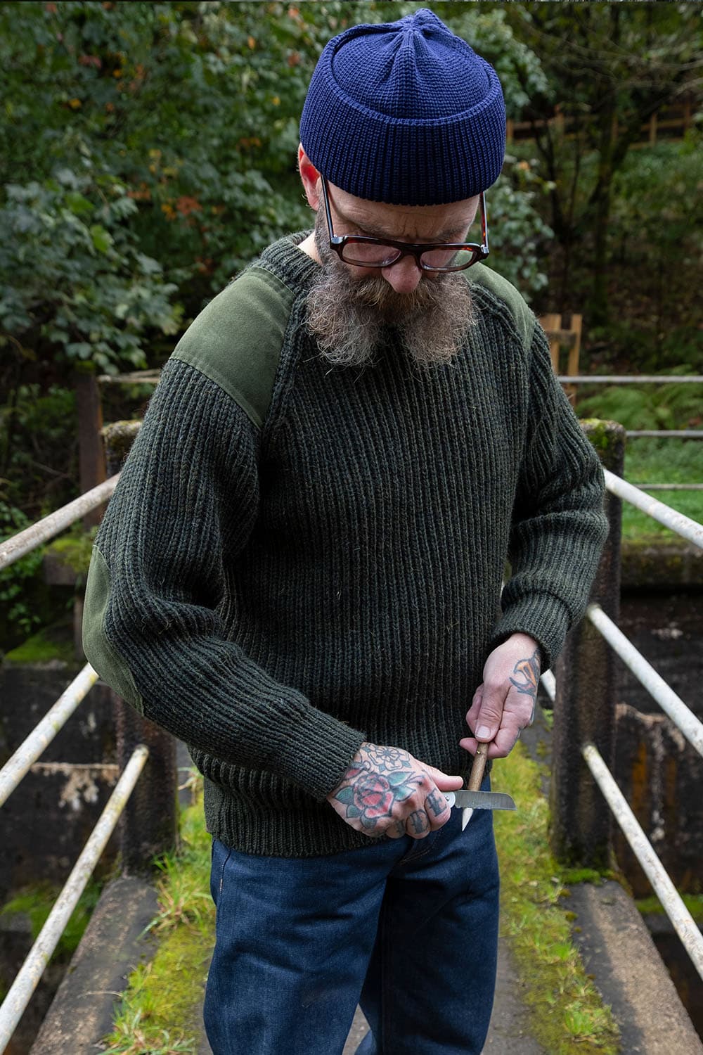 Man of Action Jumper / Land Green
